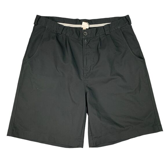 Vintage Under Armour Golf Short Mens 36 Black Pleated Front Performance Chino - Picture 1 of 13